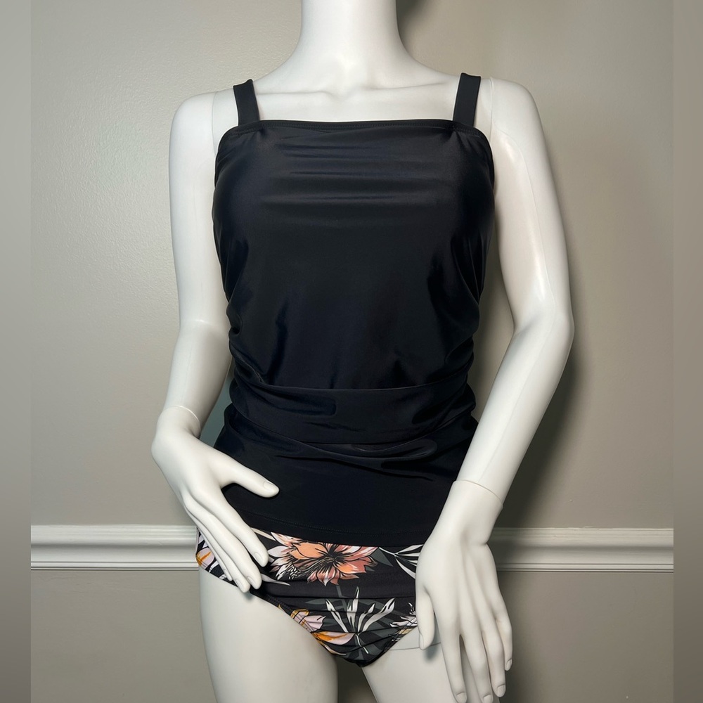 NWT Women's High Waist Tankini Swimsuit Size Medium